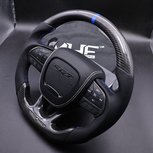 2018-2021 Carbon Blue “Track Series” TrackHawk Steering Wheel