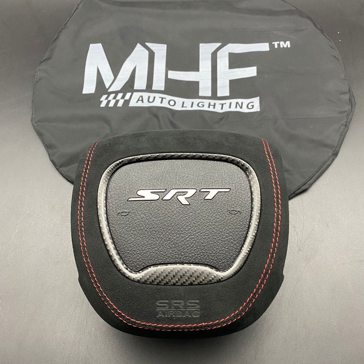 SRT illuminated Alcantara Wrapped Airbag – MHFAutoLighting